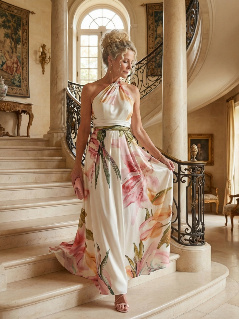 Paulette | Robe Maxi Florale Légère