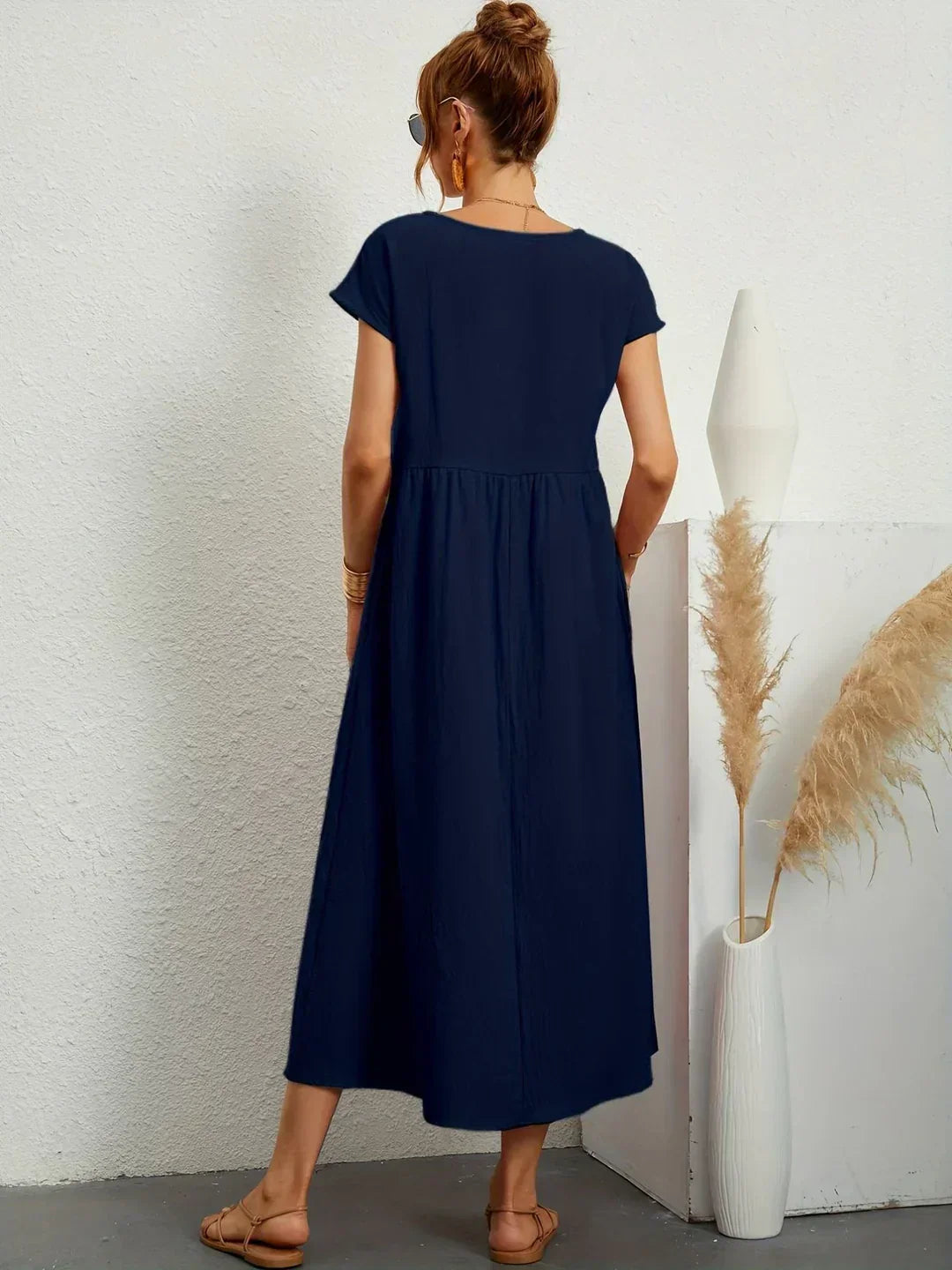 Colette™ — Robe midi fluide élégance intemporelle