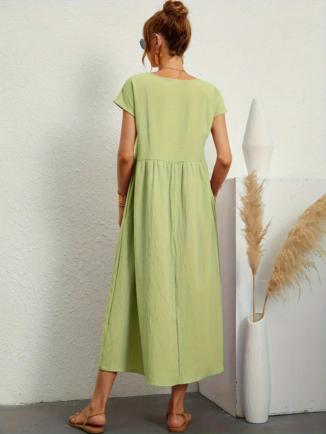 Colette™ — Robe midi fluide élégance intemporelle