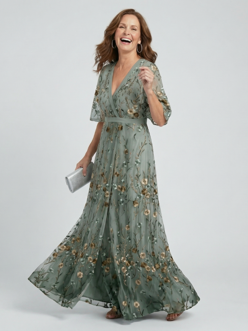 Chantal | Robe Maxi Flow à Encolure Halter