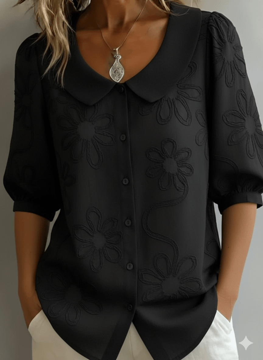 Adèle™ — Blouse légère florale élégance naturelle