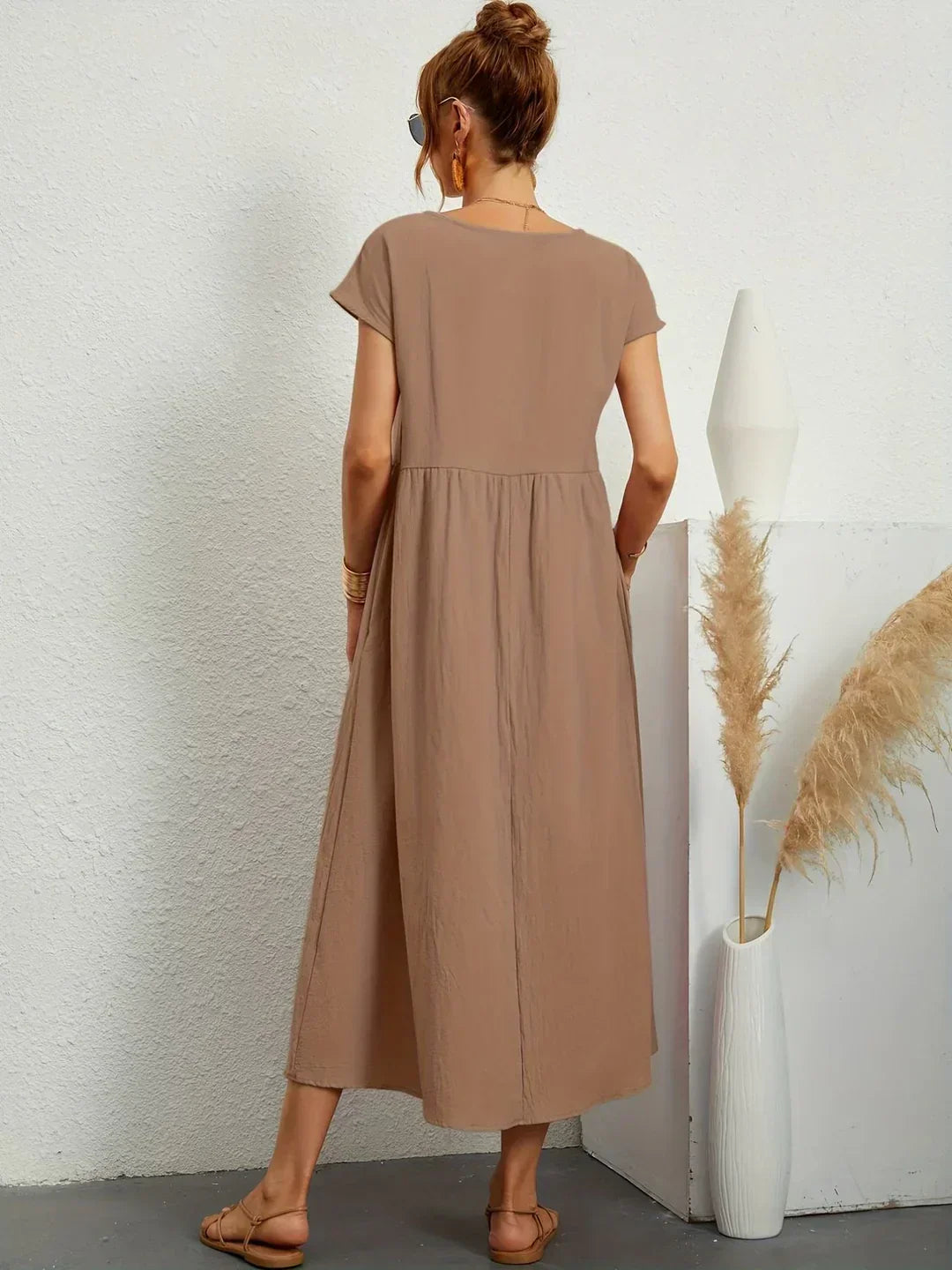 Colette™ — Robe midi fluide élégance intemporelle