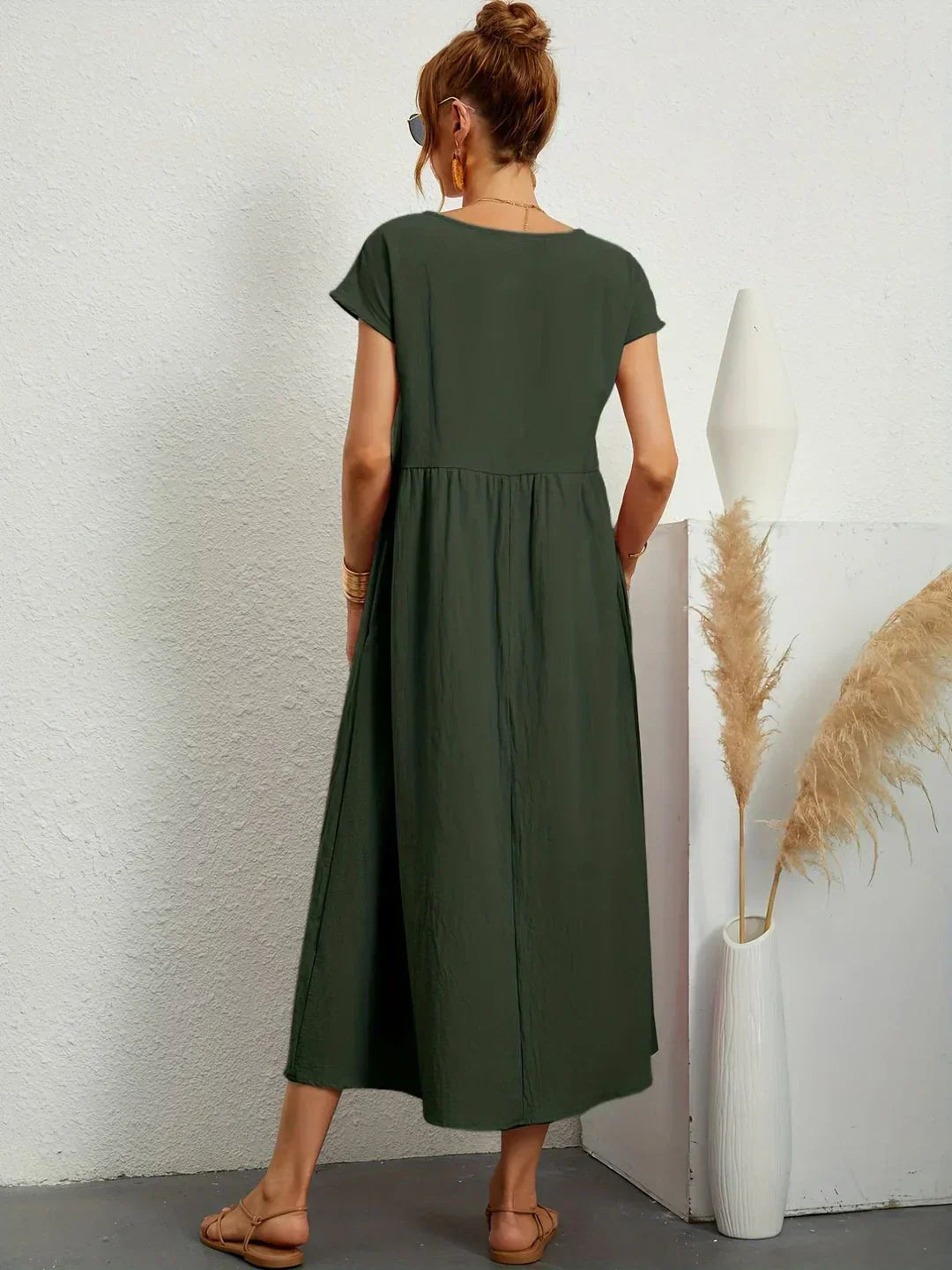 Colette™ — Robe midi fluide élégance intemporelle