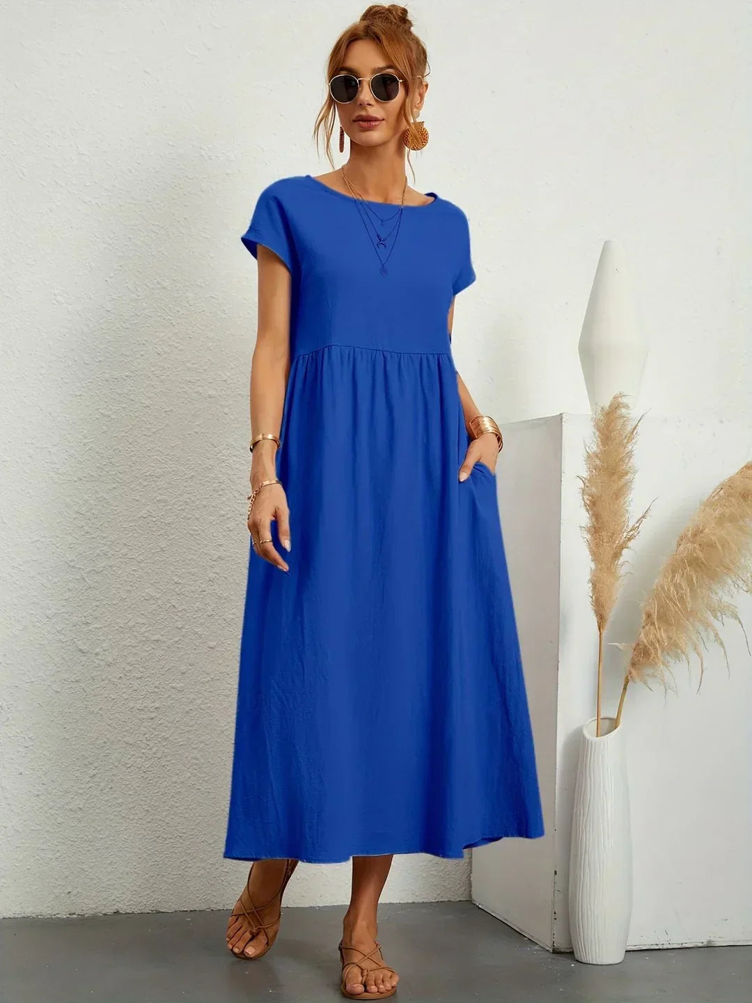 Colette™ — Robe midi fluide élégance intemporelle