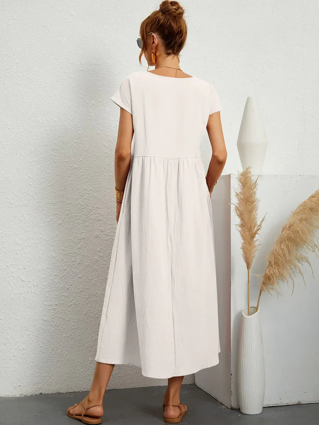 Colette™ — Robe midi fluide élégance intemporelle